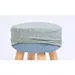 Creative Oak Ottoman Solid Wood Stool Shoe Bench with Durable Design Sustainable Folding Features Stocked Fabric-Covered